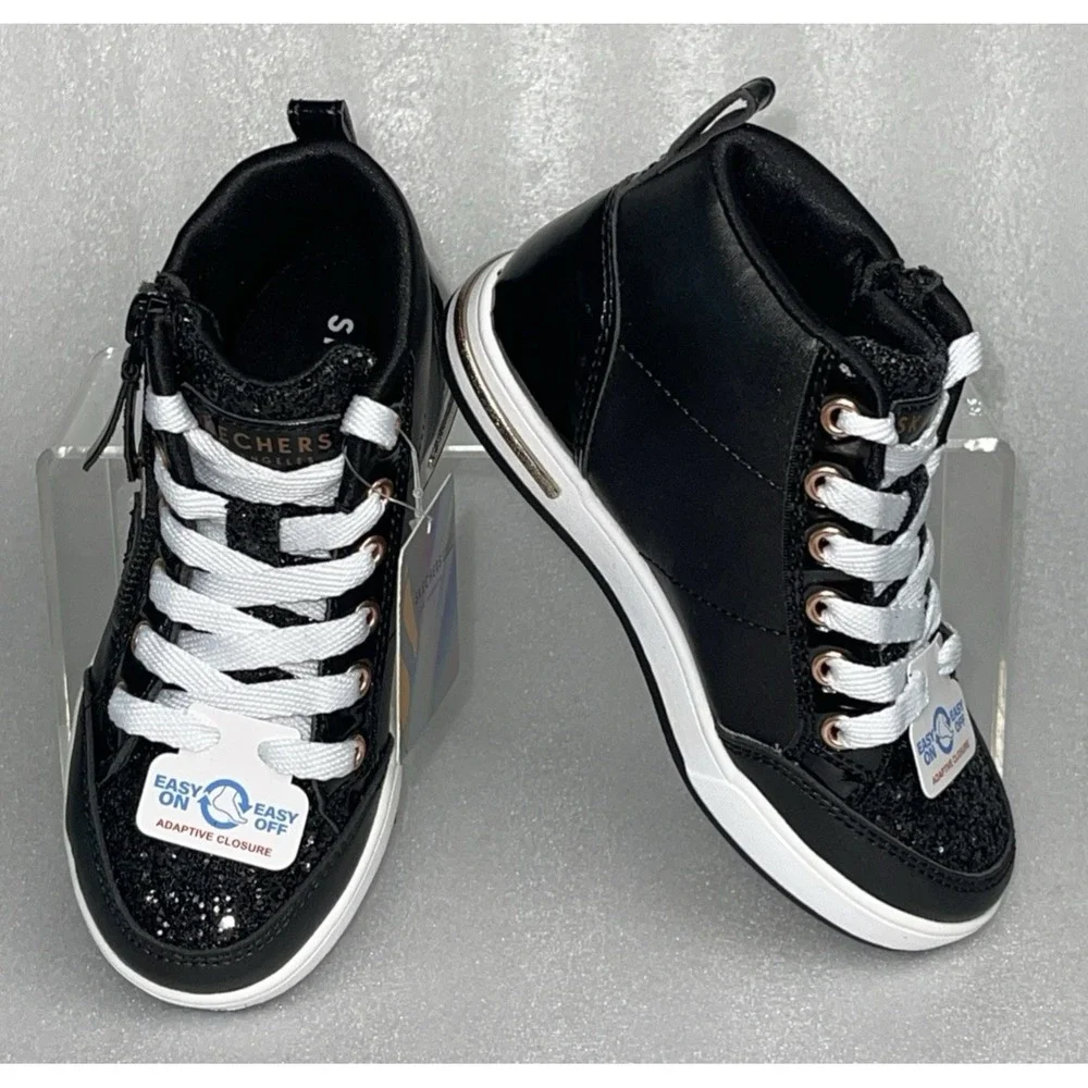 Skechers Street Shoutouts 2.0 Trendy‎ Star Girl's Fashion Sneakers Size 11 NEW
